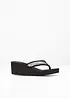 Flipflops med kilklack, bonprix
