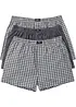 Ledigt skurna jerseyboxershorts i bomull (3-pack), bonprix