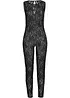 Catsuit med öppen gren, bonprix