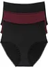 Midjetrosa i mikrofiber (3-pack), bonprix