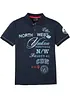 Kortärmad pikétröja i jersey, bonprix