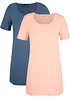 Lång topp (2-pack), bonprix