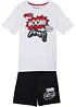 T-shirt och jerseybermudas för barn (2 delar) i ekologisk bomull, bonprix
