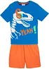 Pyjamas med shorts, av ren bomull (2 delar), bonprix