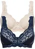 Minimizer-BH med vadderade axelband (2-pack), bonprix