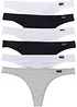 Stringtrosa i ekologisk bomull (6-pack), bonprix