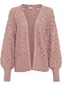 Hålmönstrad cardigan, bonprix