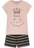 Pyjamas med shorts, av mjuk bomull (2 delar), bonprix