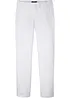 Linnechinos med bekväm midja, normal passform, raka ben, bonprix
