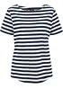 T-shirt med båtringning, bonprix