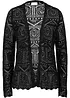 Hålmönstrad cardigan, bonprix