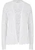 Hålmönstrad cardigan, bonprix