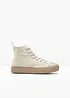 Sneakers med höga skaft och platåsula, bonprix