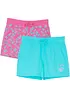 Shorts i ren ekologisk bomull för barn (2-pack), bonprix