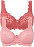 Minimizer-BH med vadderade axelband (2-pack), bonprix