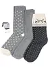 Termostrumpor (3-pack), med ekologisk bomull, bonprix