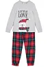 Pyjamas i mjuk bomull (2 delar), bonprix