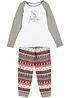 Pyjamas i ekologisk bomull (2 delar), bonprix