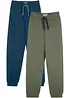 Joggingbyxa med bomull för barn (2-pack), bonprix