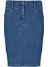 Jeanskjol med stretch, bonprix