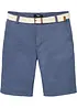 Stretchiga bermudas i chinosmodell med skärp, normal passform, bonprix
