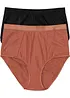 Midjetrosa (2-pack), bonprix