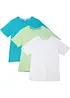 T-shirt (3-pack) i ren bomull, bonprix
