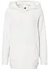 Sweatshirt med huva och teddyfleece, bonprix