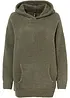 Sweatshirt med huva och teddyfleece, bonprix