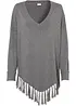 Poncho med fransar, BODYFLIRT boutique