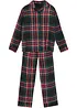 Pyjamas i mjuk flanell (2 delar), bonprix
