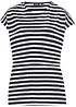 Randig T-shirt i ekologisk bomull, bonprix