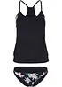 Oversizetankini (2 delar) med lager-på-lager-look, bonprix