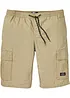 Dra på-shorts i cargomodell, Regular Fit, bonprix