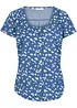 Jeansblus i ekologisk bomull, bonprix