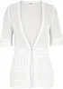 Hålmönstrad cardigan, bonprix