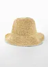 Solhatt med halmlook, bonprix