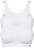 Sömlös BH-topp från Feel Comfort (2-pack), bonprix
