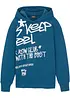 Sweatshirt med huva och graffititryck för barn, ekologisk bomull, bonprix