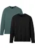 Långärmad T-shirt (2-pack), bonprix