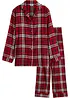 Vävd flanellpyjamas, bonprix
