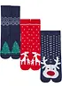 Termostrumpor med mjuk frottéinsida  (3-pack), bonprix
