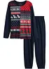 Långärmad pyjamas i ren bomull, bonprix