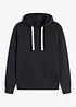 Sweatshirt med huva i ren bomull, bonprix