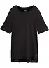 Snabbtorkande sportig lång t-shirt med mesh, bonprix