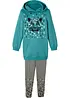Sweatshirt och leggings av ekologisk bomull (2-pack), bonprix