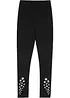 Leggings av elastisk bomullsmix, bonprix