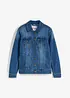 Stretchig jeansjacka i basmodell, bonprix