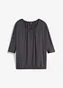Oversizetopp i materialmix, bonprix