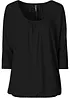 Oversizetopp i materialmix, bonprix